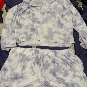 Women's Tie-Dye Pajama Set